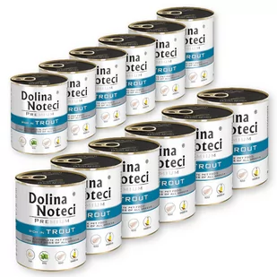 Dolina Noteci Premium, 24 x 800 g - Pstrąg - Mokra karma dla psów - miniaturka - grafika 1