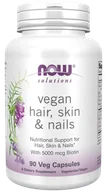 Witaminy i minerały - Now Foods Foods FOODS Hair, Skin & Nails 90 kaps. vege NW844 - miniaturka - grafika 1