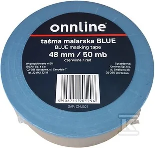 Taśma malarska BLUE 48mm/50mb ONNLINE - Spoiwa i uszczelnienia - miniaturka - grafika 1