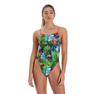 Stroje kąpielowe - Strój pływacki Speedo Lucid Jungle Allover V-Back - miniaturka - grafika 1