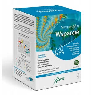 Aboca Natura Mix wsparcie - Aboca - 20 saszetek 06344 - Przeziębienie i grypa - miniaturka - grafika 1