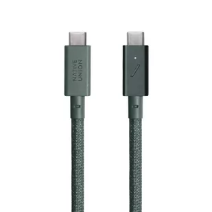 NATIVE UNION Kabel USB-C do USB-C Belt Pro 240W / 240 cm - Slate Green - Kable USB - miniaturka - grafika 1