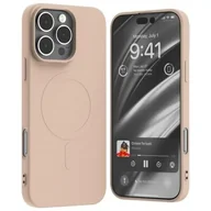Etui i futerały do telefonów - Etui MERCURY Semi-Silicone MagSafe do Apple iPhone 16 Pro Max Piaskowy róż - miniaturka - grafika 1