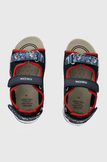 Buty dla chłopców - Geox sandały dziecięce SANDAL MULTY kolor granatowy - grafika 1