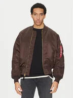 Kurtki męskie - Alpha Industries Kurtka bomber Ma-1 100101 Brązowy Regular Fit - miniaturka - grafika 1