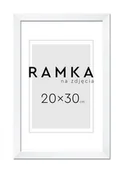Ramki na zdjęcia - Ramka na zdjęcia 20x30 cm Biała - miniaturka - grafika 1