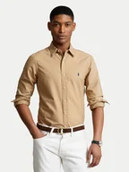 Koszule męskie - Polo Ralph Lauren Koszula 710889739001 Beżowy Slim Fit - miniaturka - grafika 1