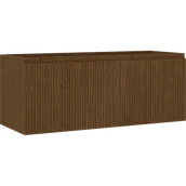 Szafki łazienkowe - Mexen Rivel szafka łazienkowa podumywalkowa 120 cm, 1 szuflada, ryflowana , orzech - 91A20-12047-1-BF86 - miniaturka - grafika 1