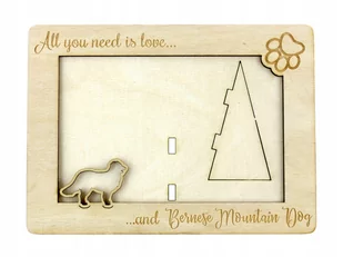 Berneński pies pasterski ramka na zdjęcie z psem - Ramki na zdjęcia Berneński pies pasterski ramka na zdjęcie z psem - Ramki na zdjęcia - miniaturka - grafika 1