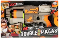 Zabawki militarne - Pistolet Na Strzałki Hip Shot Double Magas Dwa Magazynki - miniaturka - grafika 1
