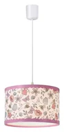 Lampy sufitowe - Rabalux Żyrandol na lince E27/40W/230V różowy - miniaturka - grafika 1