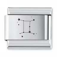 Charmsy - Murrano ITALIAN CHARMS Znak zodiaku konstylacje Bliźnięta IH-102 - miniaturka - grafika 1