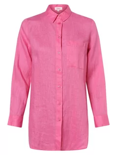 Koszule damskie - s.Oliver - Damska bluzka lniana, wyrazisty róż - grafika 1