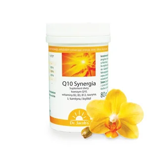 Q10 Synergia dr jacobs  80 g - Witaminy i minerały - miniaturka - grafika 1