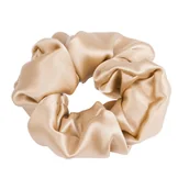 Ozdoby do włosów - Cat & Cat- Jedwabna gumka do włosów Beżowa 1szt - miniaturka - grafika 1