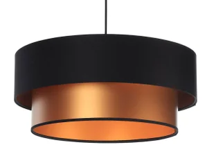 Miedziano-czarna lampa wisząca nad stół - S415 Diso - Lampy stojące - miniaturka - grafika 1
