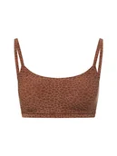 Gorsety - Chantelle Gorset damski Kobiety Sztuczne włókno brązowy wzorzysty, XS/S - miniaturka - grafika 1