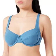 Biustonosze - Triumph Damski biustonosz Natural Spotlight W Ex, LIBERTY BLUE, 85A - miniaturka - grafika 1