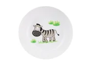 Miseczki i talerzyki dla dzieci - Talerz głęboki 18 cm (miseczka) Lubiana - Roma 5137 "Zebra" - miniaturka - grafika 1