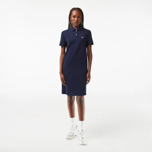 Damska Sukienka LACOSTE DRESSES EF7767.166 – Granatowy - Sukienki - miniaturka - grafika 1