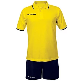 Givova, zestaw street, żółty/niebieski, 2XL - Zestawy męskiej odzieży sportowej - miniaturka - grafika 1