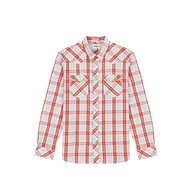 Koszule męskie - Wrangler Męska koszula westernowa, pudrowy niebieski, rozmiar S, niebieski (Powder Blue), S - miniaturka - grafika 1