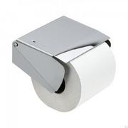 Stojaki i wieszaki na papier toaletowy - Solid Uchwyt Na Papier Toaletowy z pokrywką chrom polerowany - miniaturka - grafika 1