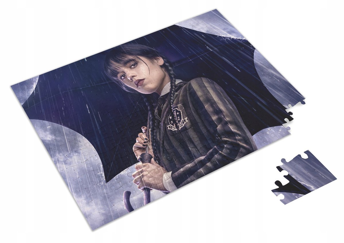 Puzzle + IMIĘ WEDNESDAY WZORY A4 96 el Prezent #1