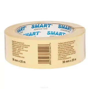 SMART Taśma dwustronna SMART 38x5m - Taśmy klejące - miniaturka - grafika 1