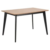 Stoły - Actona Stół Obiadowy Wax 76X120X80 Naturalny + Czarny - miniaturka - grafika 1