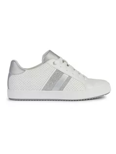Trampki damskie - Geox Sneakersy "Blomiee" w kolorze biało-srebrnym - grafika 1