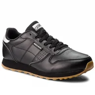 Sneakersy damskie - SKECHERS Sneakersy Old School Cool 699/BLK Black - miniaturka - grafika 1