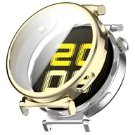 Akcesoria do smartwatchy - SILIKONOWE ETUI DO HUAWEI WATCH GT5 41MM ZŁOTE - miniaturka - grafika 1
