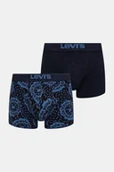 Majtki damskie - Levi's bokserki 2-pack kolor granatowy 37149-1206 - miniaturka - grafika 1