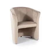 Fotele - Fotel TM-1 Velvet Signal Bluvel 40 ciemny beż - miniaturka - grafika 1