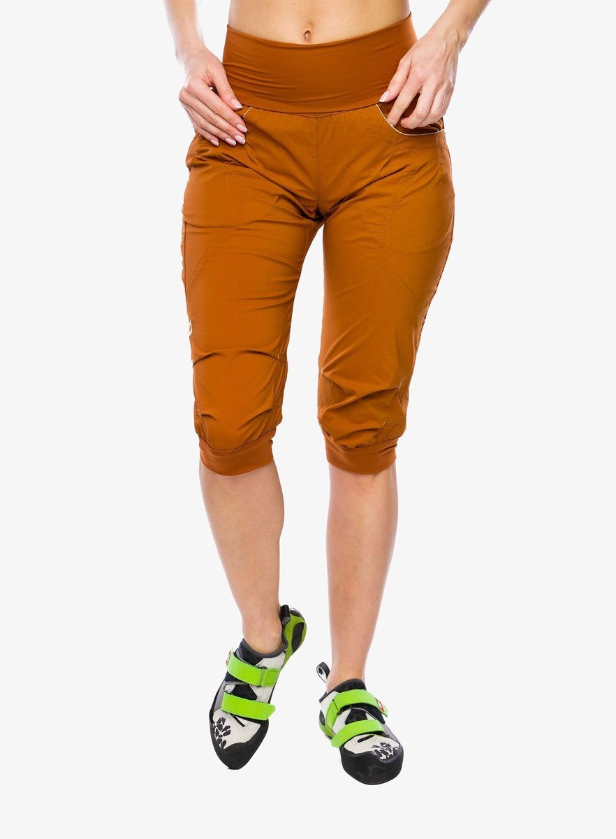Damskie spodenki wspinaczkowe Ocun Noya Eco Shorts - caramel cafe, rozmiar S