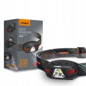 Latarki - Latarka Czołowa Led Akumulatorowa 330lm Kabel - miniaturka - grafika 1