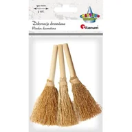 Decoupage - Titanum Miotełki na drewnianym patyczku 3 szt. - miniaturka - grafika 1
