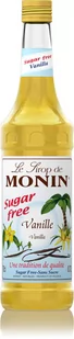 Monin Syrop VANILLA SUGAR FREE 0,7 L - Syropy i koncentraty owocowe - miniaturka - grafika 1