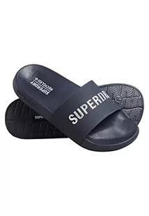 Superdry Code Logo Vegan Pool Slide Bluza damska, Rich Navy, S - Bluzy damskie - miniaturka - grafika 1
