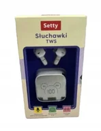 Słuchawki - Setty TWS biały - miniaturka - grafika 1