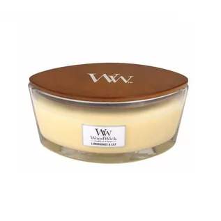 Świece - WoodWick Świeca Hearthwick Lemongrass & Lilly 60h 453g - grafika 1