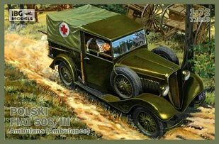 IBG Polski Fiat 508/III ambulans 72010 - Kolekcjonerskie modele pojazdów - miniaturka - grafika 2