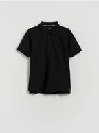 Koszulki dla chłopców - Reserved - T-shirt polo - czarny - miniaturka - grafika 1