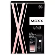 Zestawy perfum damskich - Black For Her zestaw woda toaletowa spray 30ml + żel pod prysznic 50ml - miniaturka - grafika 1