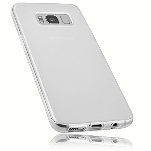 mumbi Etui kompatybilne z Samsung Galaxy S8 etui na telefon komórkowy, przezroczyste, białe