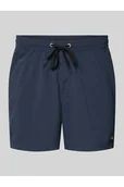 Kąpielówki męskie - Spodenki kąpielowe o kroju regular fit z naszywką z logo Model 'Everyday - Quiksilver - miniaturka - grafika 1
