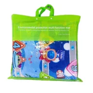 Maty piankowe - MATA PIANKOWA DZIECIĘCA 150x180x0,5 CM – KOSMOS ASTRONAUTA EDUKACYJNY DYWANIK DO ZABAWY - miniaturka - grafika 1