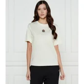 Koszulki i topy damskie - BOSS BLACK T-shirt Elpha_placed1 | Regular Fit - miniaturka - grafika 1