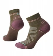 Skarpety termoaktywne - Smartwool W'S Hike Light Cushion Ankle Socks, D11 military olive, L - miniaturka - grafika 1